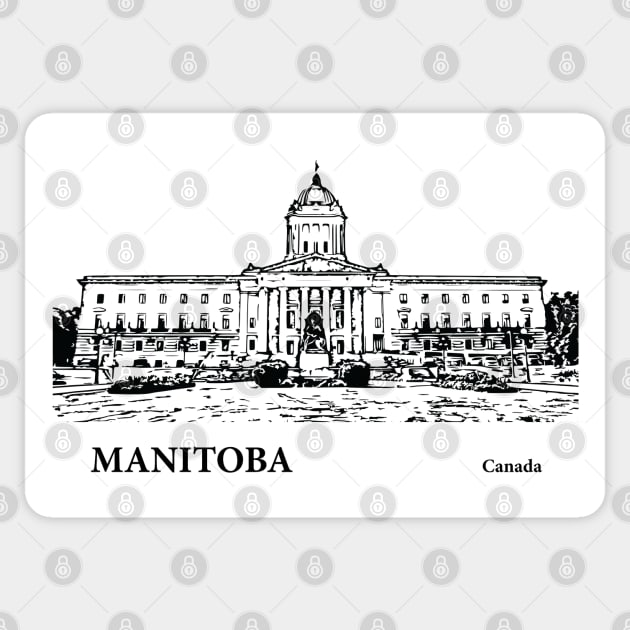 Manitoba Canada Sticker by Lakeric